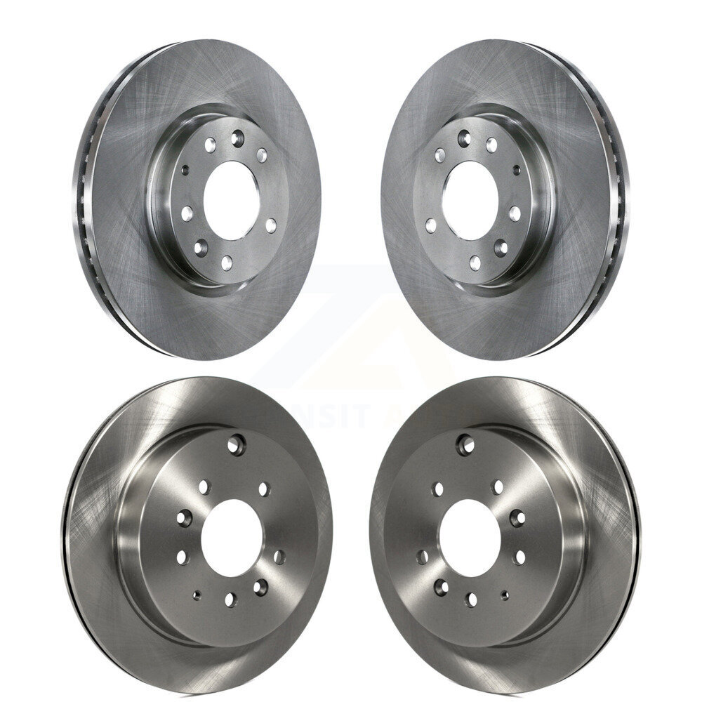 Front Rear Disc Brake Rotors Kit For Mazda CX-7 Ford Edge Lincoln MKX K8-101482