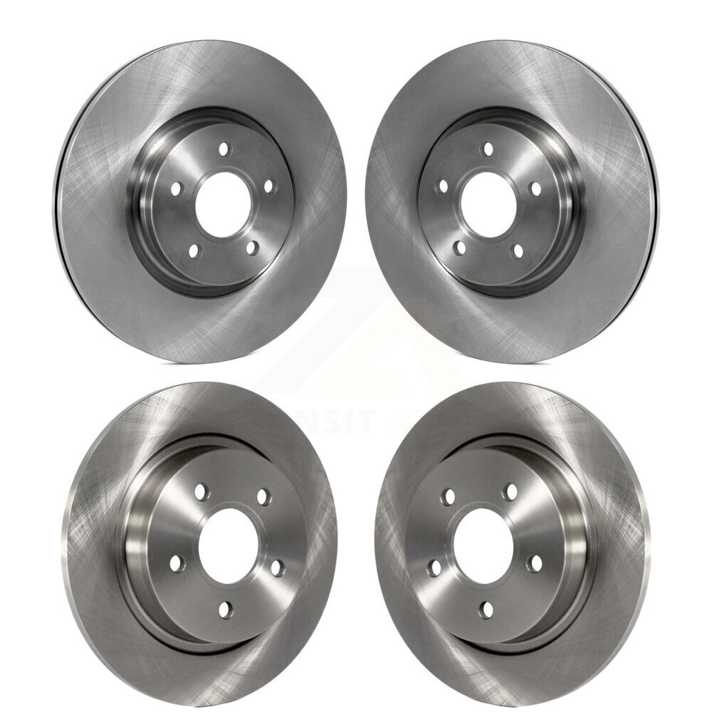 Front Rear Disc Brake Rotors Kit For Volvo S40 V50 C70 With 320mm Diameter Rotor K8-101490