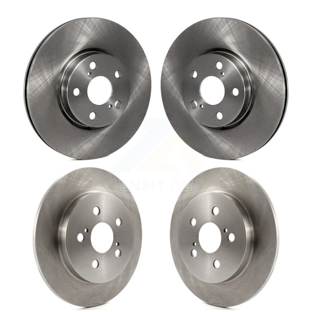 Front Rear Disc Brake Rotors Kit For Toyota Corolla Matrix Pontiac Vibe K8-101516