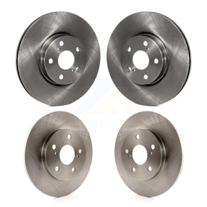 Front Rear Disc Brake Rotors Kit For 2014 Toyota Matrix With 279mm Diameter Rotor K8-101517