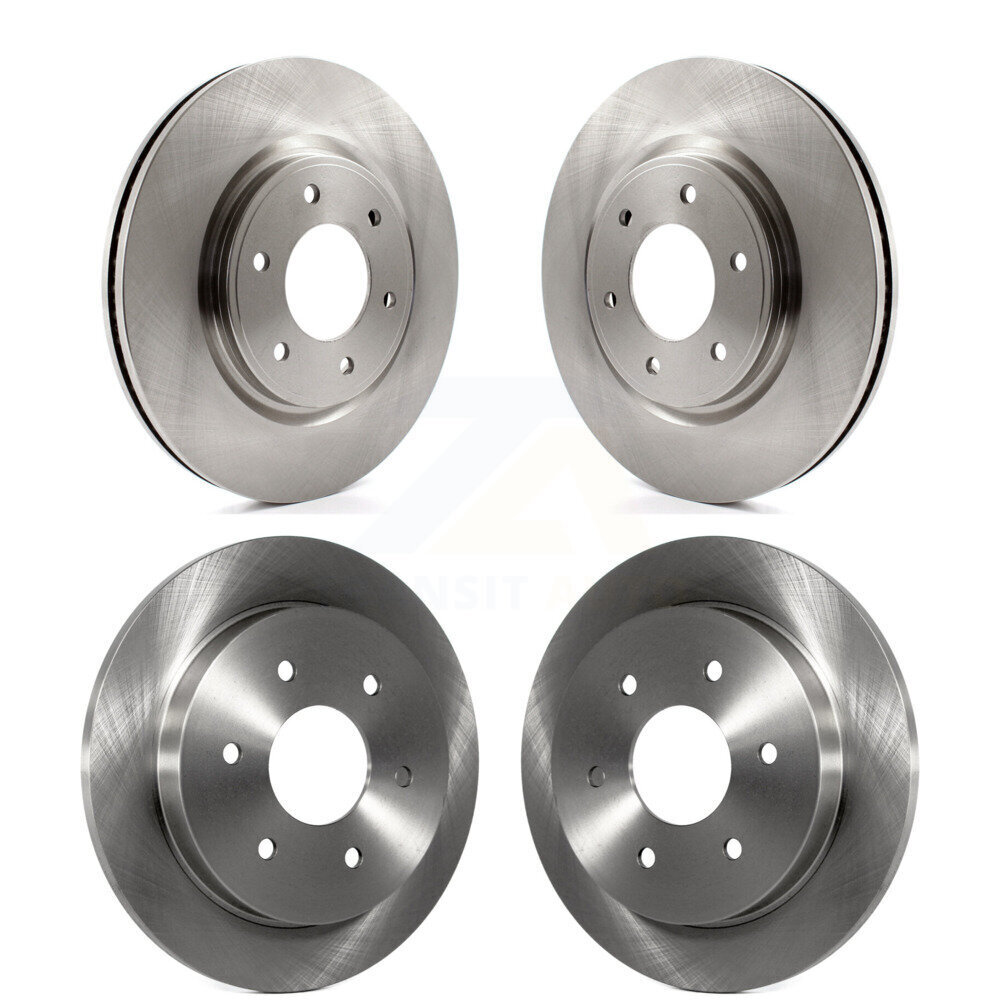 Front Rear Disc Brake Rotors Kit For Nissan TITAN Armada INFINITI QX56 K8-101518