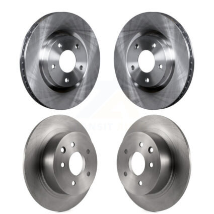Front Rear Disc Brake Rotors Kit For 2007-2012 Nissan Sentra SE-R K8-101524