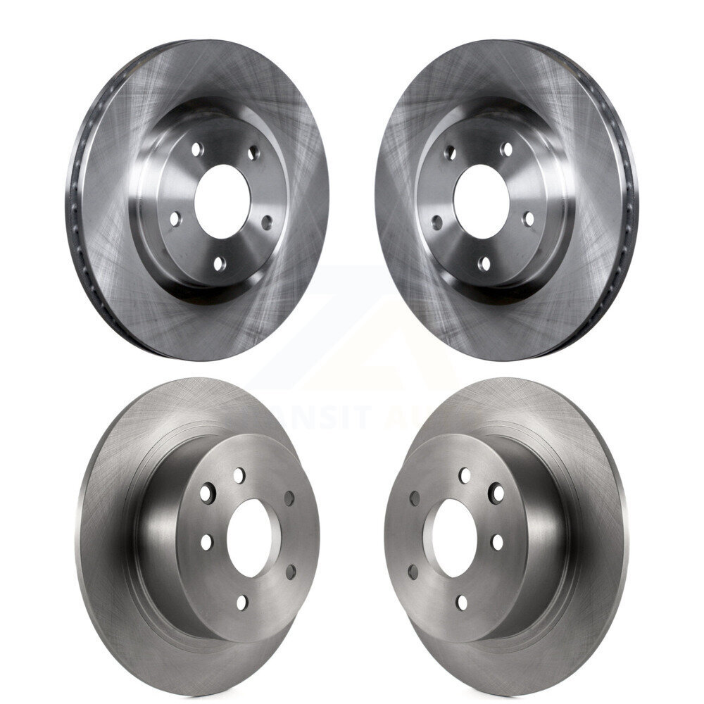 Front Rear Disc Brake Rotors Kit For 2007-2012 Nissan Sentra SE-R K8-101524