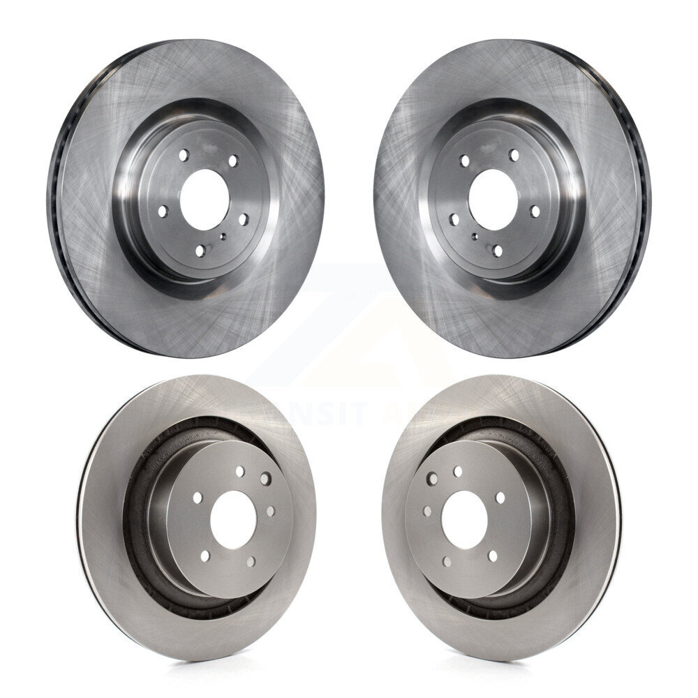 Front Rear Disc Brake Rotors Kit For 2009-2013 INFINITI G37 RWD With Brembo Brakes K8-101543