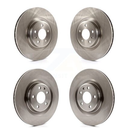 Front Rear Disc Brake Rotors Kit For Audi Q5 Porsche Macan S4 S5 A6 Quattro A7 K8-101551
