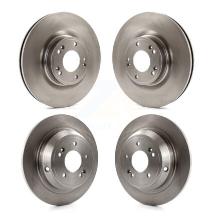 Front Rear Disc Brake Rotors Kit For 2009-2011 Hyundai Genesis 3.8L K8-101557