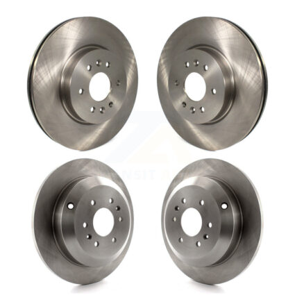 Front Rear Disc Brake Rotors Kit For 2009-2011 Kia Borrego K8-101563