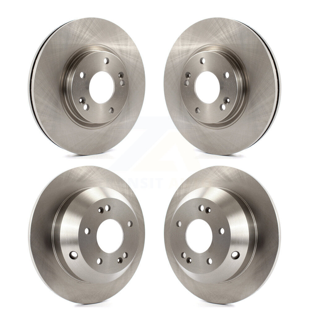 Front Rear Disc Brake Rotors Kit For Hyundai Santa Fe Kia Sorento K8-101573