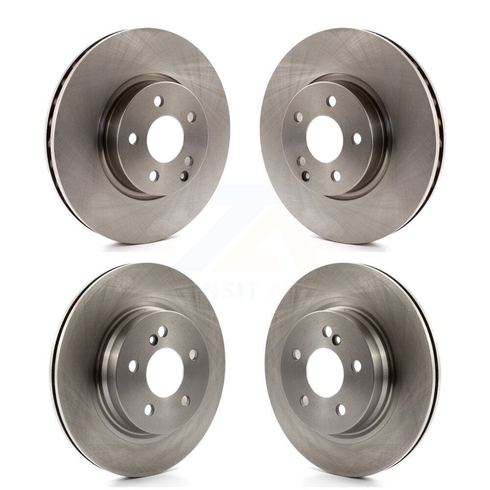 Front Rear Disc Brake Rotors Kit For Mercedes-Benz C300 C350 E350 K8-101579