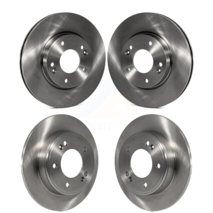 Front Rear Brake Rotors Kit For Hyundai Elantra Kia Kona Forte Soul GT Venue Seltos Forte5 K8-101584