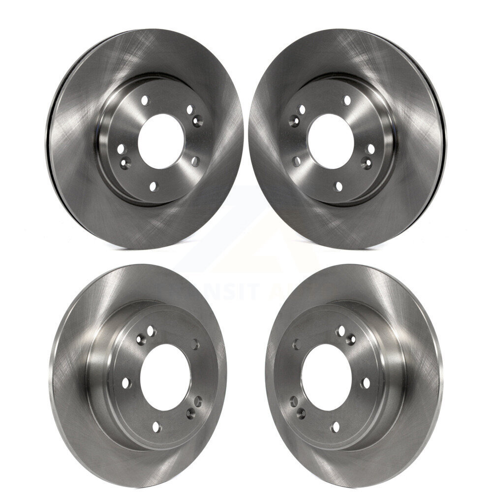 Front Rear Brake Rotors Kit For Hyundai Elantra Kia Kona Forte Soul GT Venue Seltos Forte5 K8-101584