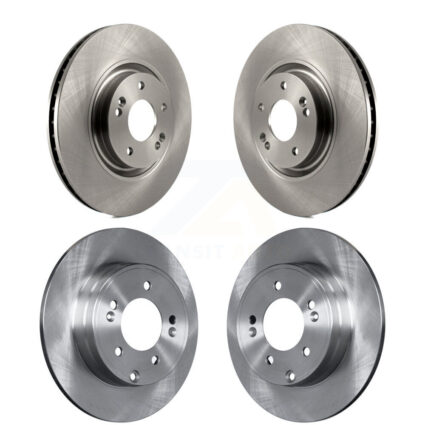 Front Rear Disc Brake Rotors Kit For Hyundai Tucson Kia Optima Cadenza Azera K8-101587