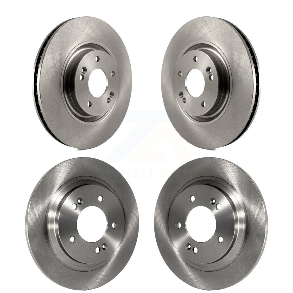 Front Rear Disc Brake Rotors Kit For Kia Optima Hyundai Sonata Cadenza Azera K8-101589