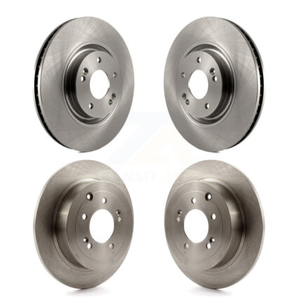 Front Rear Brake Rotors Kit For 17-22 Kia Sportage Turbocharged With Manual Parking K8-101590