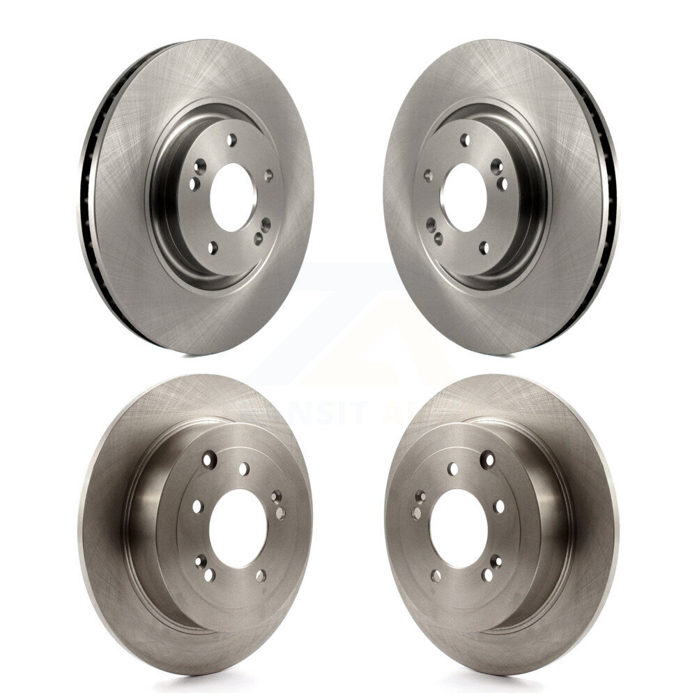 Front Rear Brake Rotors Kit For 17-22 Kia Sportage Turbocharged With Manual Parking K8-101590