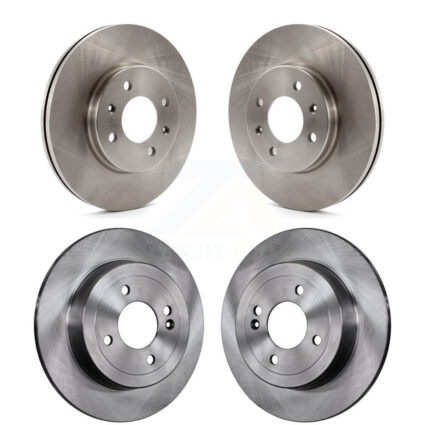 Front Rear Disc Brake Rotors Kit For Hyundai Accent Kia Rio K8-101602