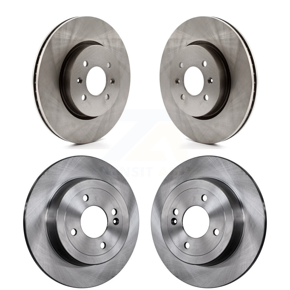 Front Rear Disc Brake Rotors Kit For Kia Rio Hyundai Accent K8-101603