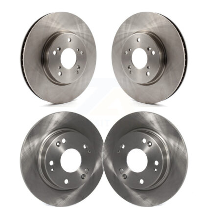 Front Rear Disc Brake Rotors Kit For 2015 Honda Civic EX with Coupe Manual transmission K8-101612