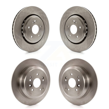 Front Rear Disc Brake Rotors Kit For 2014-2016 Acura MDX K8-101621