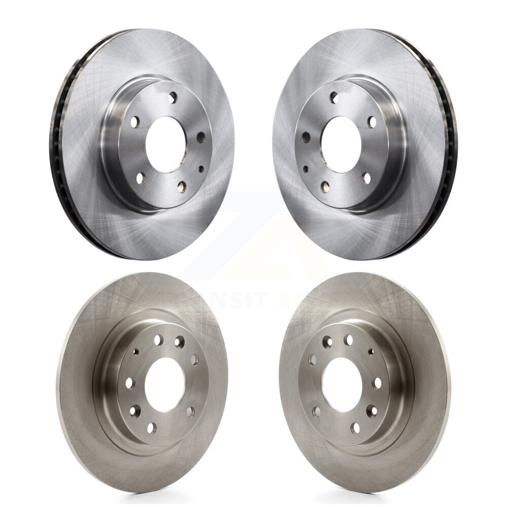Front Rear Disc Brake Rotors Kit For 2016-2018 Mazda CX-3 FWD K8-101631