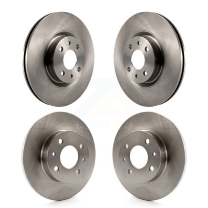 Front Rear Disc Brake Rotors Kit For Fiat 500 K8-101632