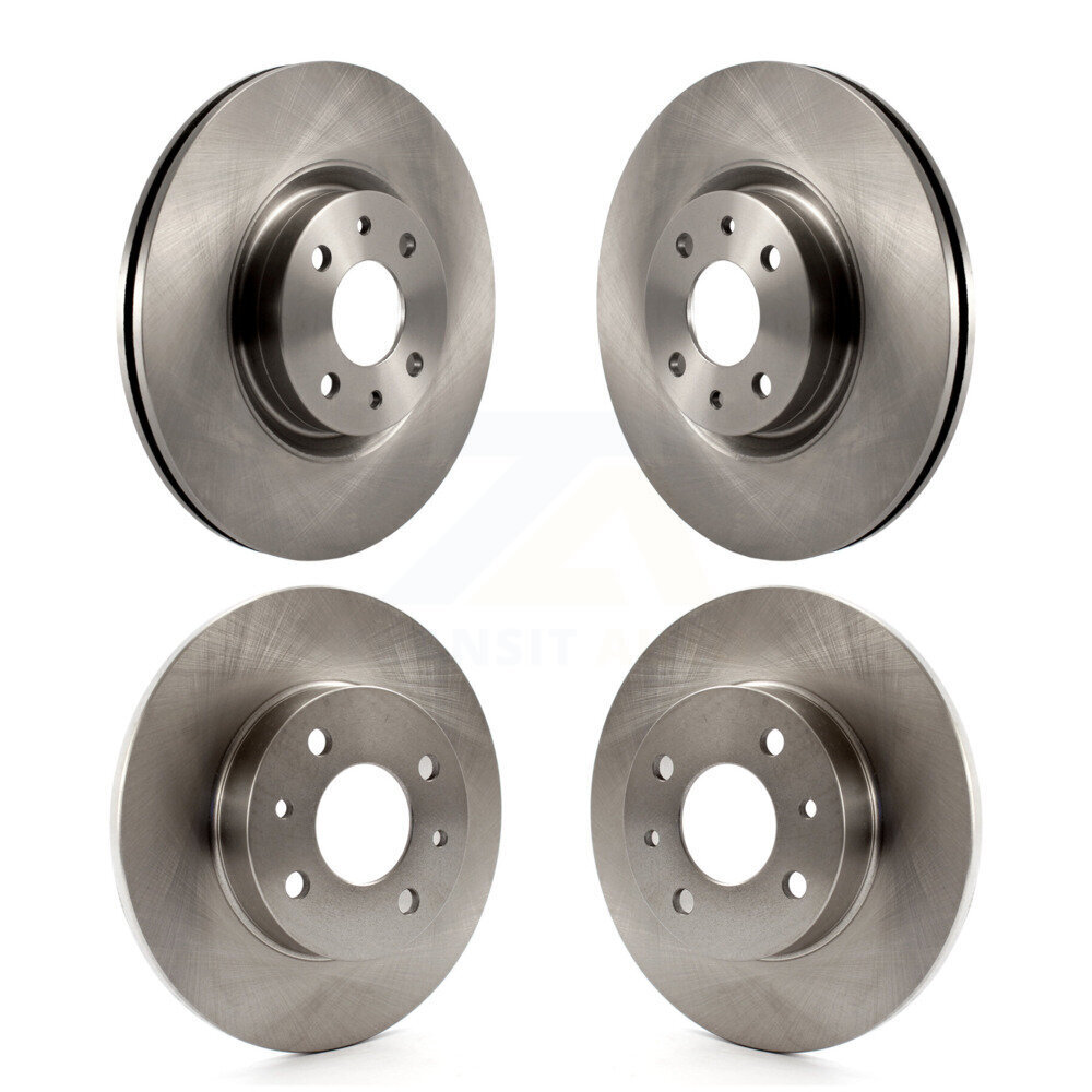 Front Rear Disc Brake Rotors Kit For Fiat 500 K8-101632