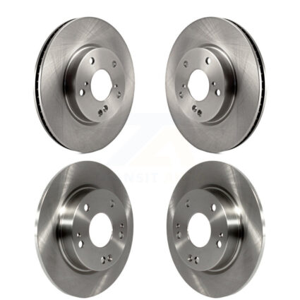 Front Rear Disc Brake Rotors Kit For Honda Civic Insight K8-101644