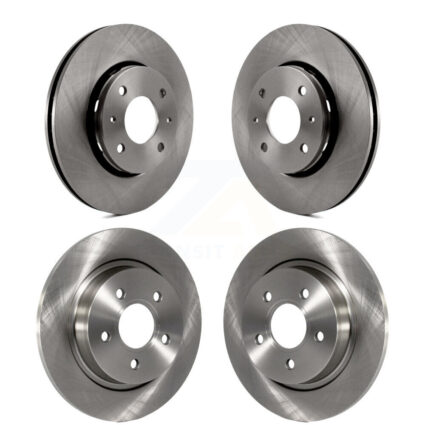 Front Rear Disc Brake Rotors Kit For 2005-2010 Volvo S40 With 280mm Diameter Rotor K8-101684