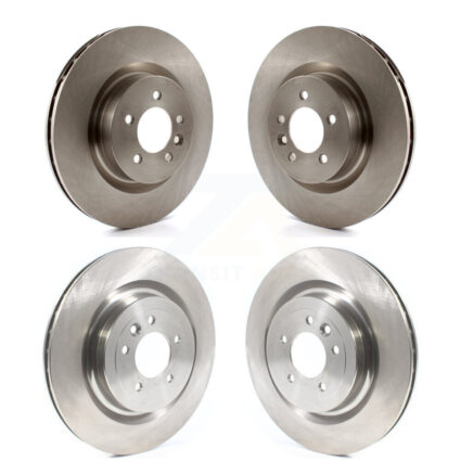 Front Rear Disc Brake Rotors Kit For 2017 Land Rover Range Sport HSE SE with GAS engine K8-101693