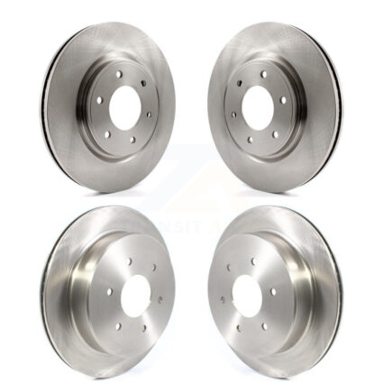 Front Rear Disc Brake Rotors Kit For 2017-2023 Nissan TITAN K8-101696