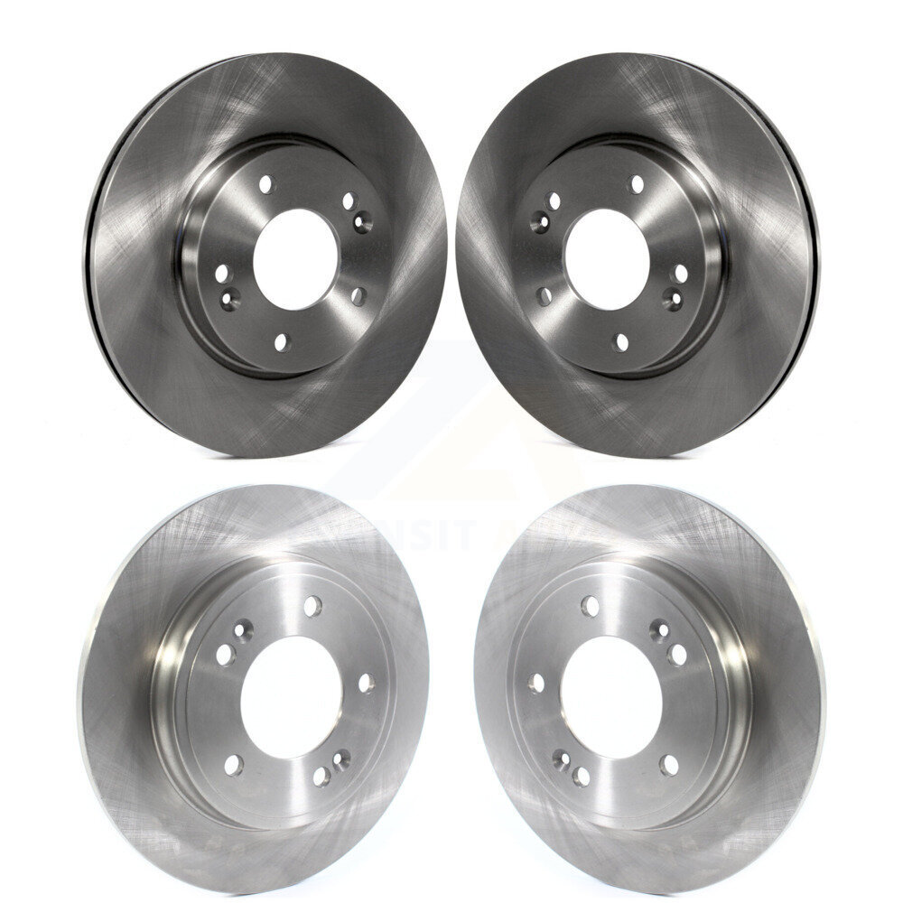 Front Rear Disc Brake Rotors Kit For 2019-2021 Hyundai Veloster Naturally Aspirated K8-101701