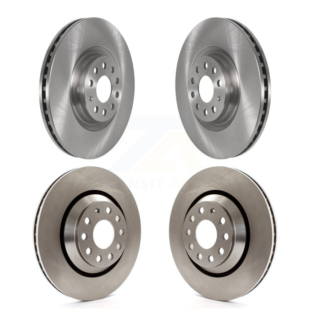 Front Rear Disc Brake Rotors Kit For Volkswagen Audi GTI Q3 Golf R Arteon S3 A3 Quattro K8-101709