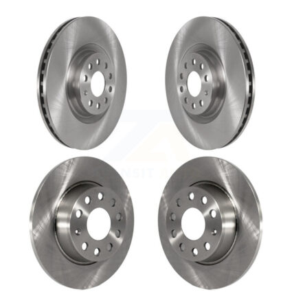 Front Rear Brake Rotors Kit For 2022-2023 Audi A3 Quattro With 340mm Diameter Rotor K8-101710