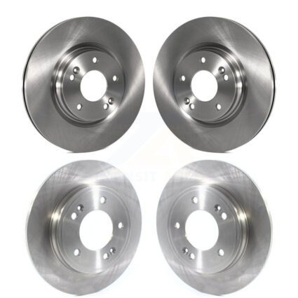 Front Rear Disc Brake Rotors Kit For Hyundai Elantra Kia Forte Veloster K8-101712