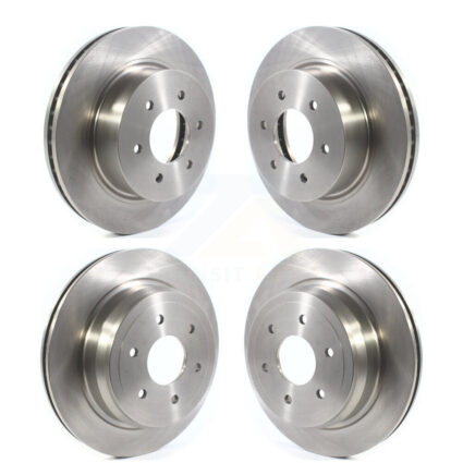 Front Rear Disc Brake Rotors Kit For 2016-2024 Nissan TITAN XD K8-101713