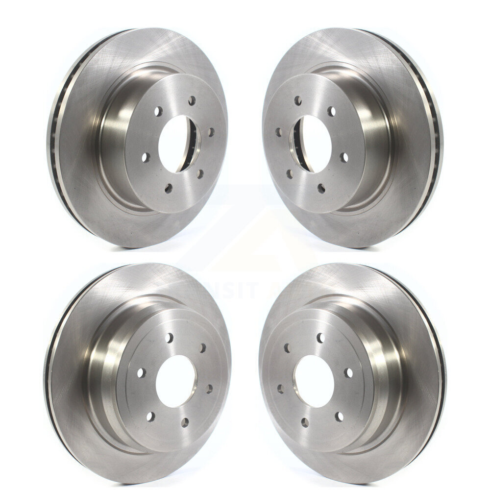 Front Rear Disc Brake Rotors Kit For 2016-2024 Nissan TITAN XD K8-101713