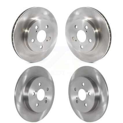 Front Rear Disc Brake Rotors Kit For Toyota Corolla FULL HYBRID EV-GAS (FHEV) engine K8-101719