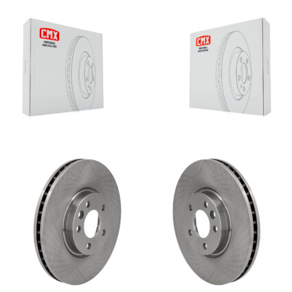 Front Disc Brake Rotors Pair For Volkswagen CC Passat K8-101755