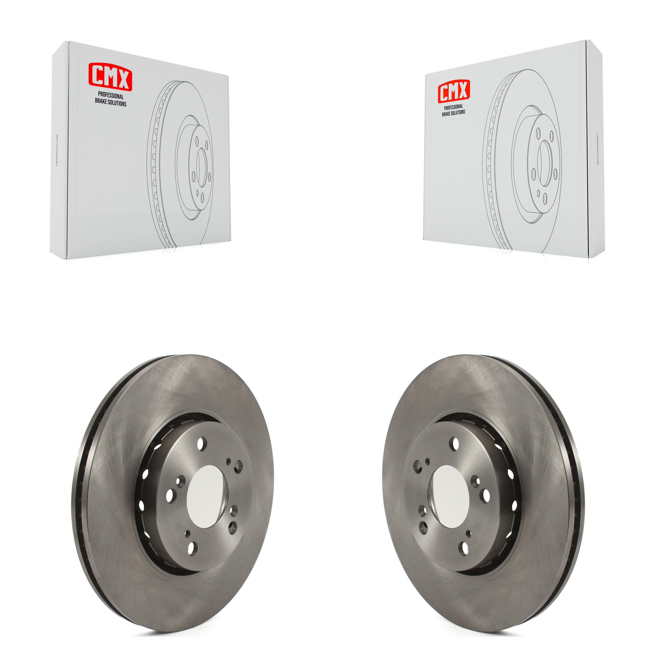 Front Disc Brake Rotors Pair For Acura RLX K8-101756