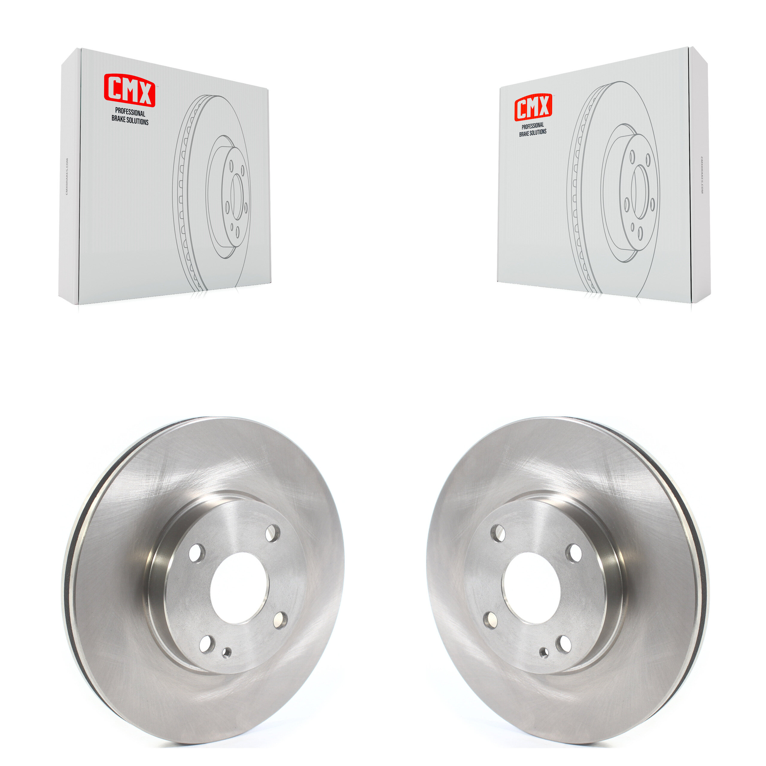 Front Disc Brake Rotors Pair For Toyota Yaris iA Scion K8-101759