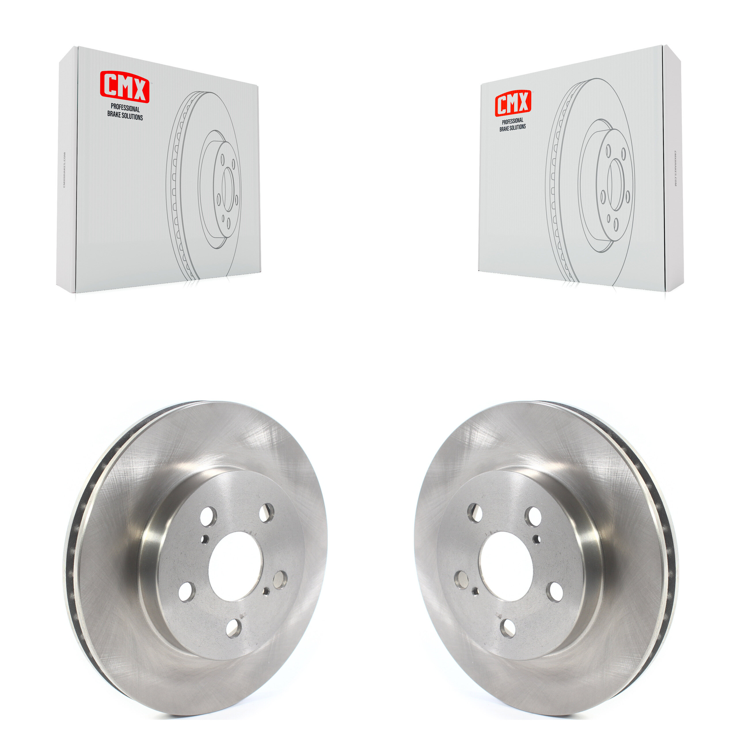 Front Disc Brake Rotors Pair For Toyota Corolla Prius Prime AWD-e K8-101761