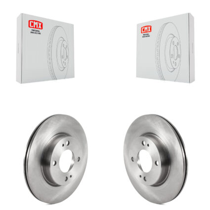 Front Disc Brake Rotors Pair For 2017-2024 Mitsubishi Mirage G4 K8-101762