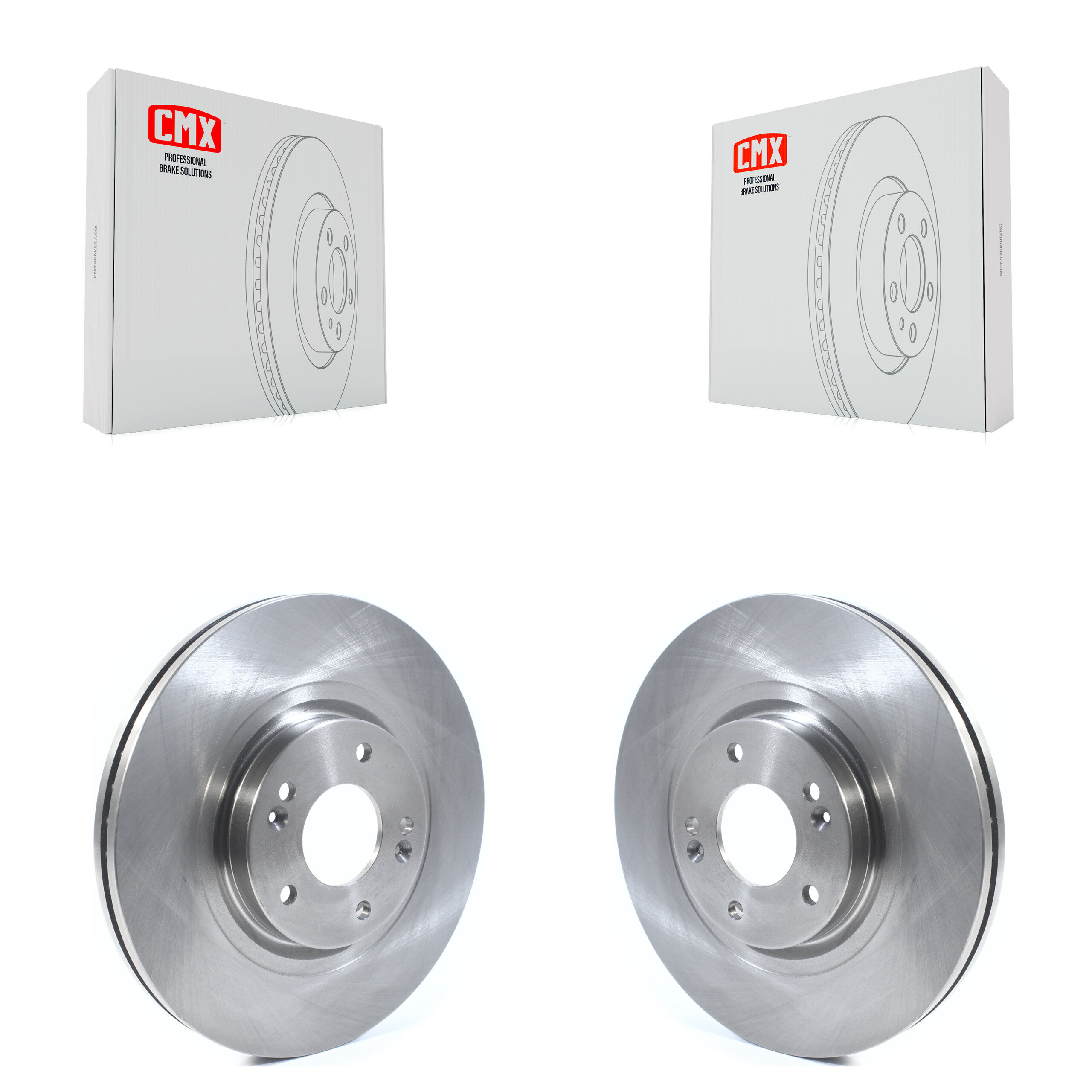 Front Disc Brake Rotors Pair For 2015-2021 Kia Sedona K8-101763