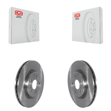 Front Disc Brake Rotors Pair For 2019-2024 Acura RDX K8-101772