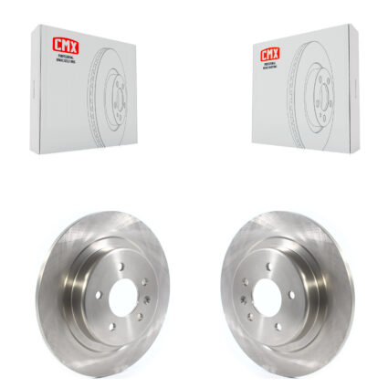 Rear Disc Brake Rotors Pair For 2016-2018 Buick Envision With 315mm Diameter Rotor K8-101777