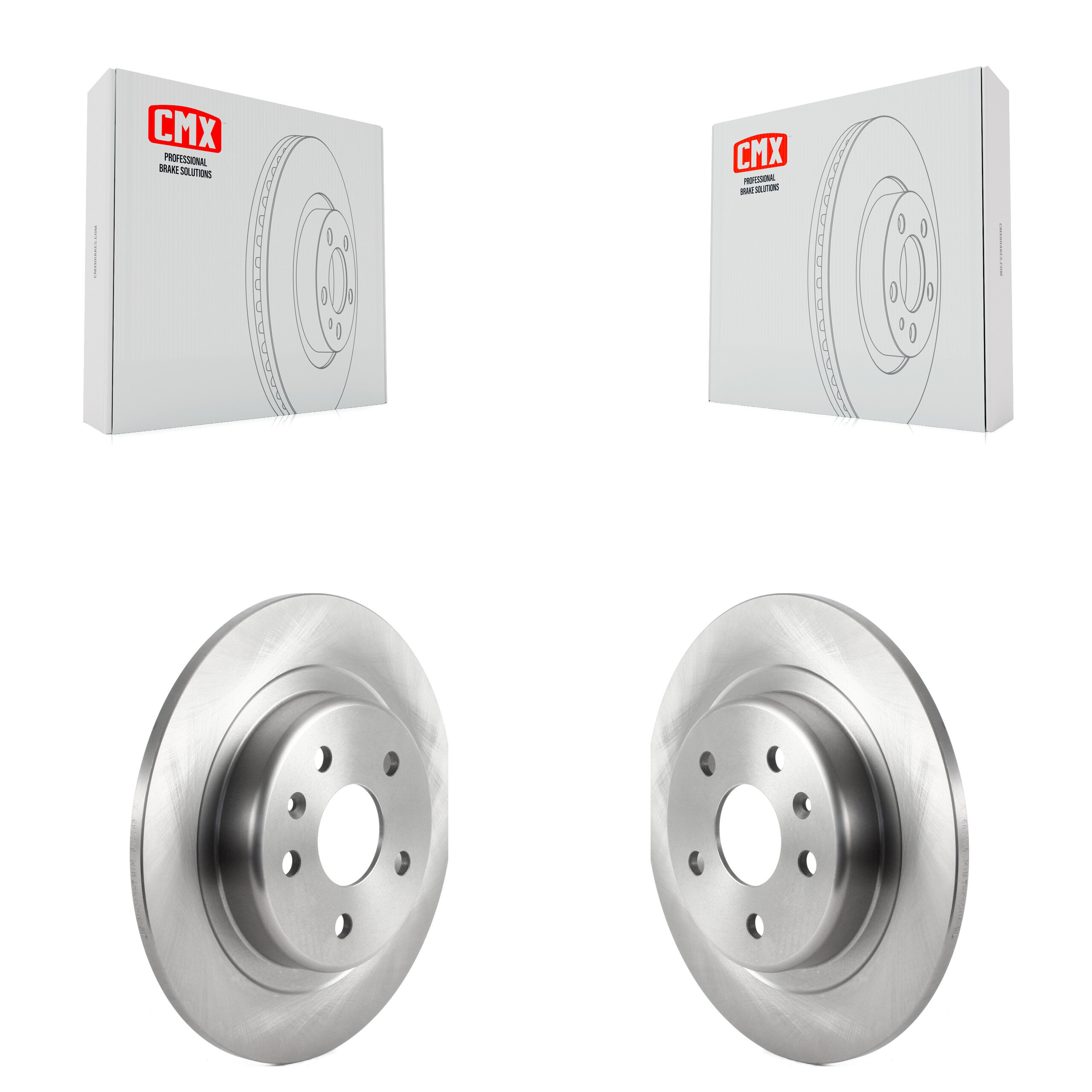 Rear Disc Brake Rotors Pair For 2019-2020 Buick Envision With 315mm Diameter Rotor K8-101778