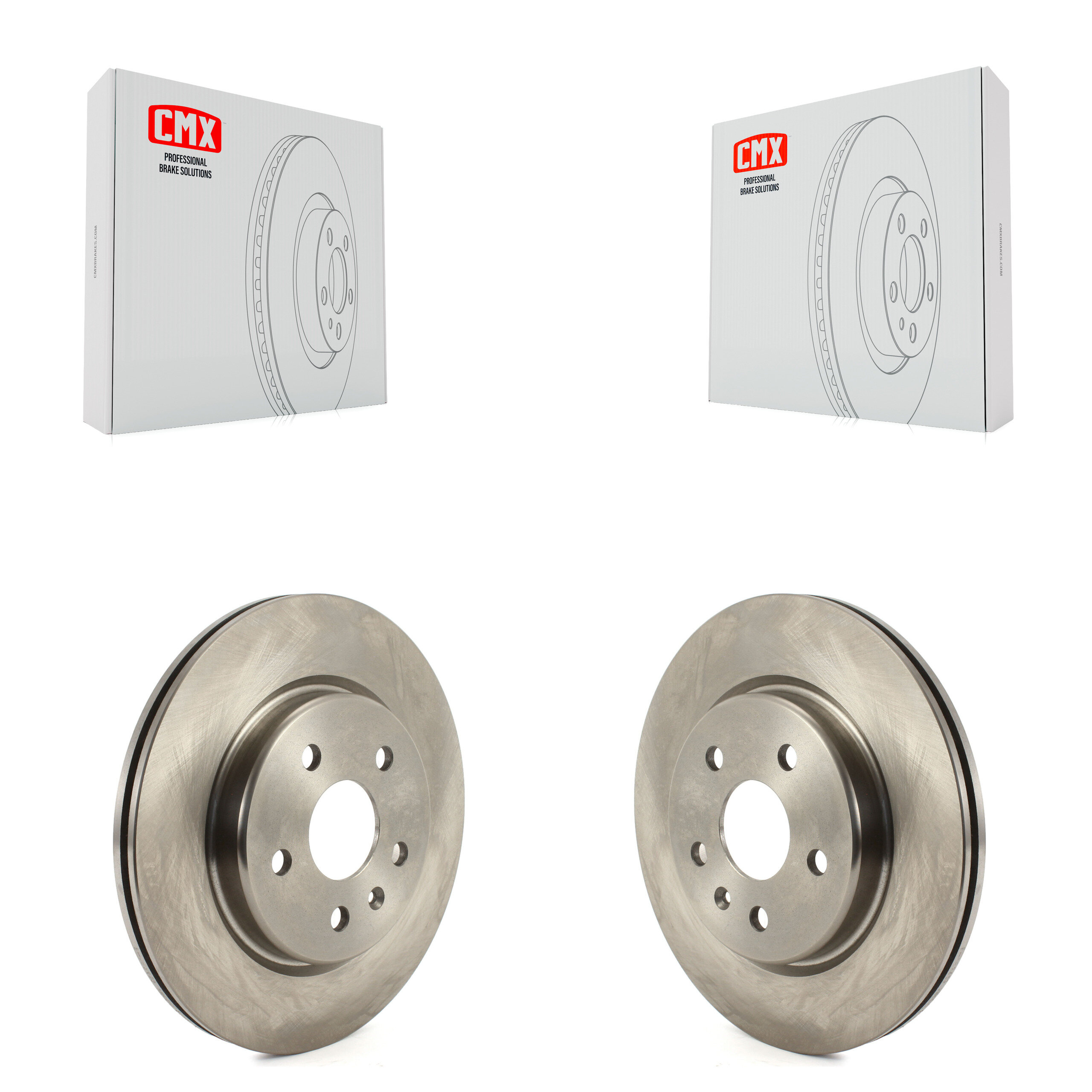 Rear Disc Brake Rotors Pair For Cadillac XT4 Buick Envision K8-101780