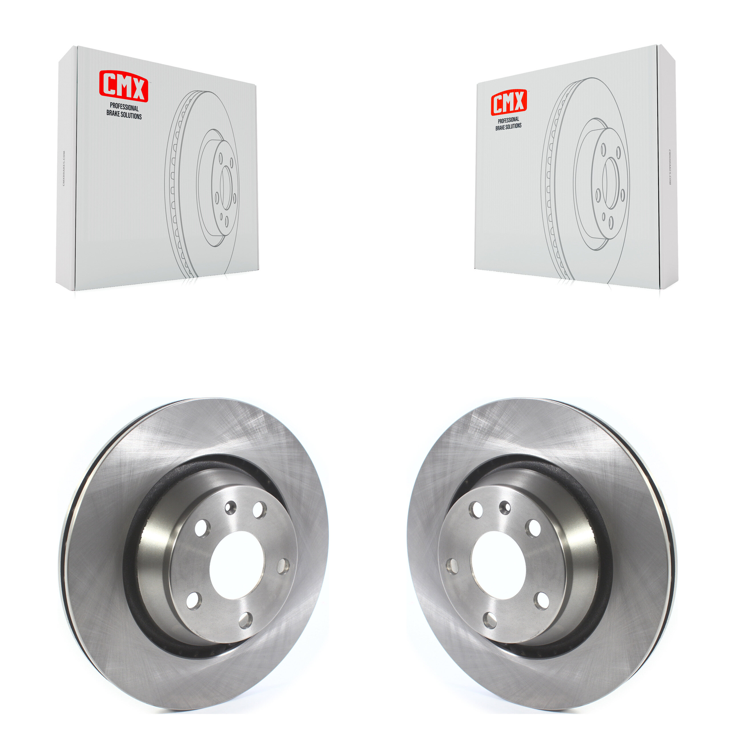 Rear Disc Brake Rotors Pair For Audi TT Quattro TTS RS K8-101786