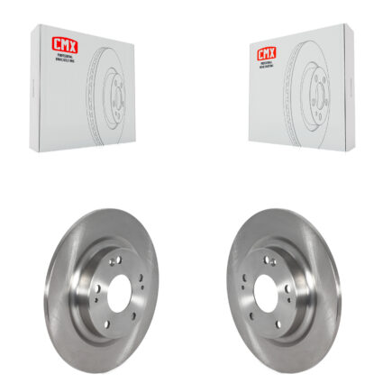 Rear Disc Brake Rotors Pair For 2017-2020 Honda Civic Si K8-101797