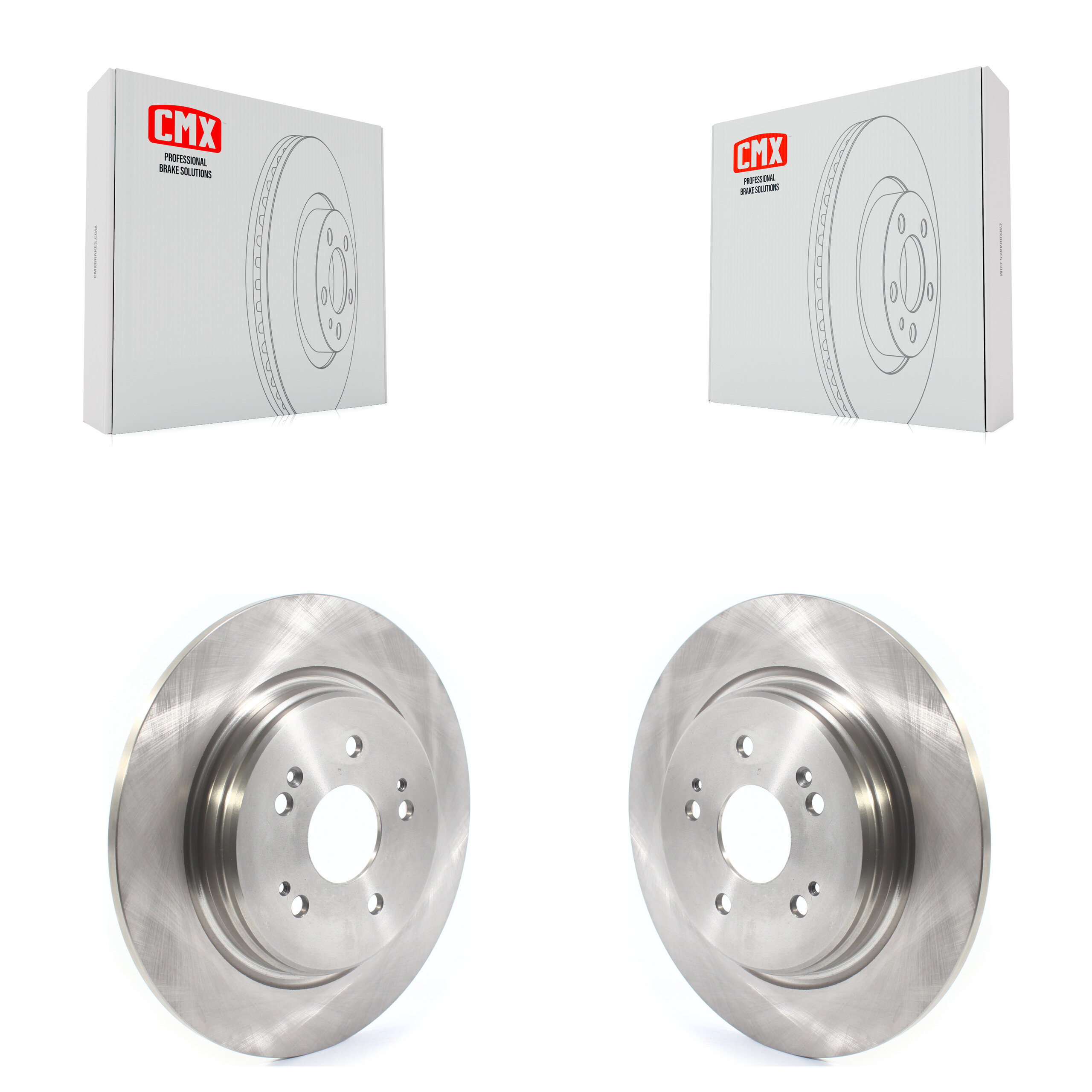 Rear Disc Brake Rotors Pair For Acura RDX Honda HR-V Clarity K8-101799